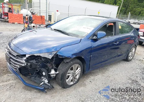 2019 Hyundai Elantra Sel from USA, damaged, VIN 5NPD84LF9KH417995